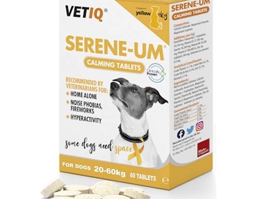 VETIQ Serene-Um - Boite de 60 comprimés apaisants pour chiens