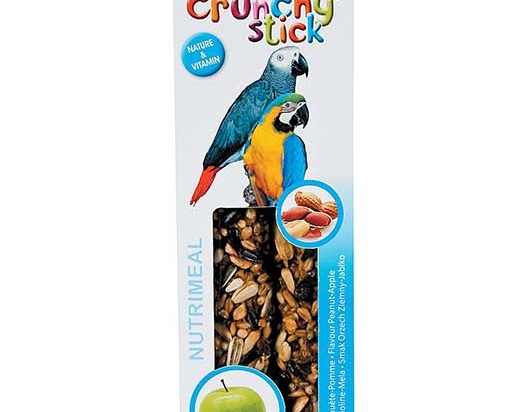 Zolux Friandise Crunchy Stick pour perroquets saveur cacahuète et pomme
