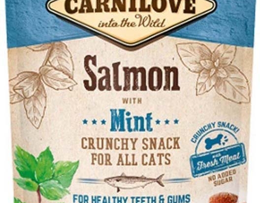 Carnilove Friandises pour chat à base de saumon et de menthe 50g