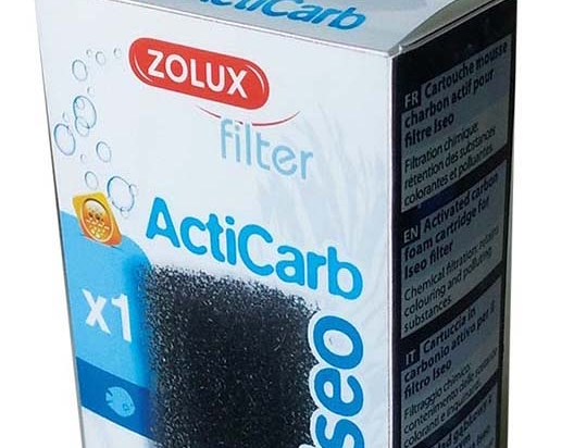 Zolux Acticarb Mousse filtrante au charbon pour aquarium ISEO
