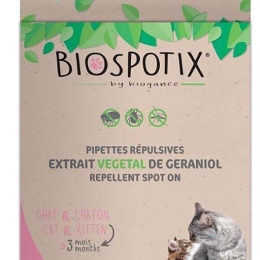 Biospotix by Biogance pipettes chats et chatons