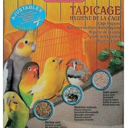 Feuilles sablées Tapicage hygiéne cage oiseau Grand Modéle x5 pcs